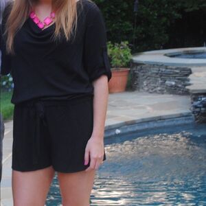 BCBG Black Romper​